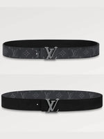 Load image into Gallery viewer, LV Initiales 35mm Reversible Belt Black (one size fit all )
