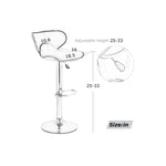 Load image into Gallery viewer, M1000 S Curved Barstools with Gear Lift - White
