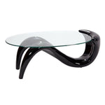 Load image into Gallery viewer, Modern and Stylish Oval Coffee Table with a Glass Top
