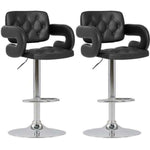 Load image into Gallery viewer, Pair of - MAK Faux Leather Luxury Barstools with armrests
