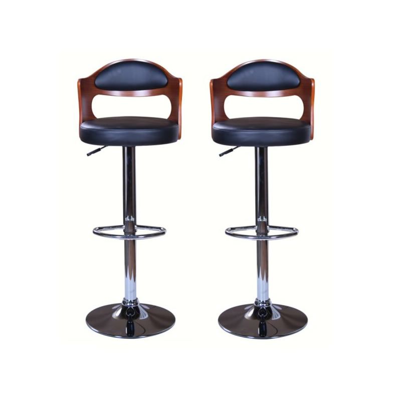 2 Piece 360°swivel Modern Design Bar Stools