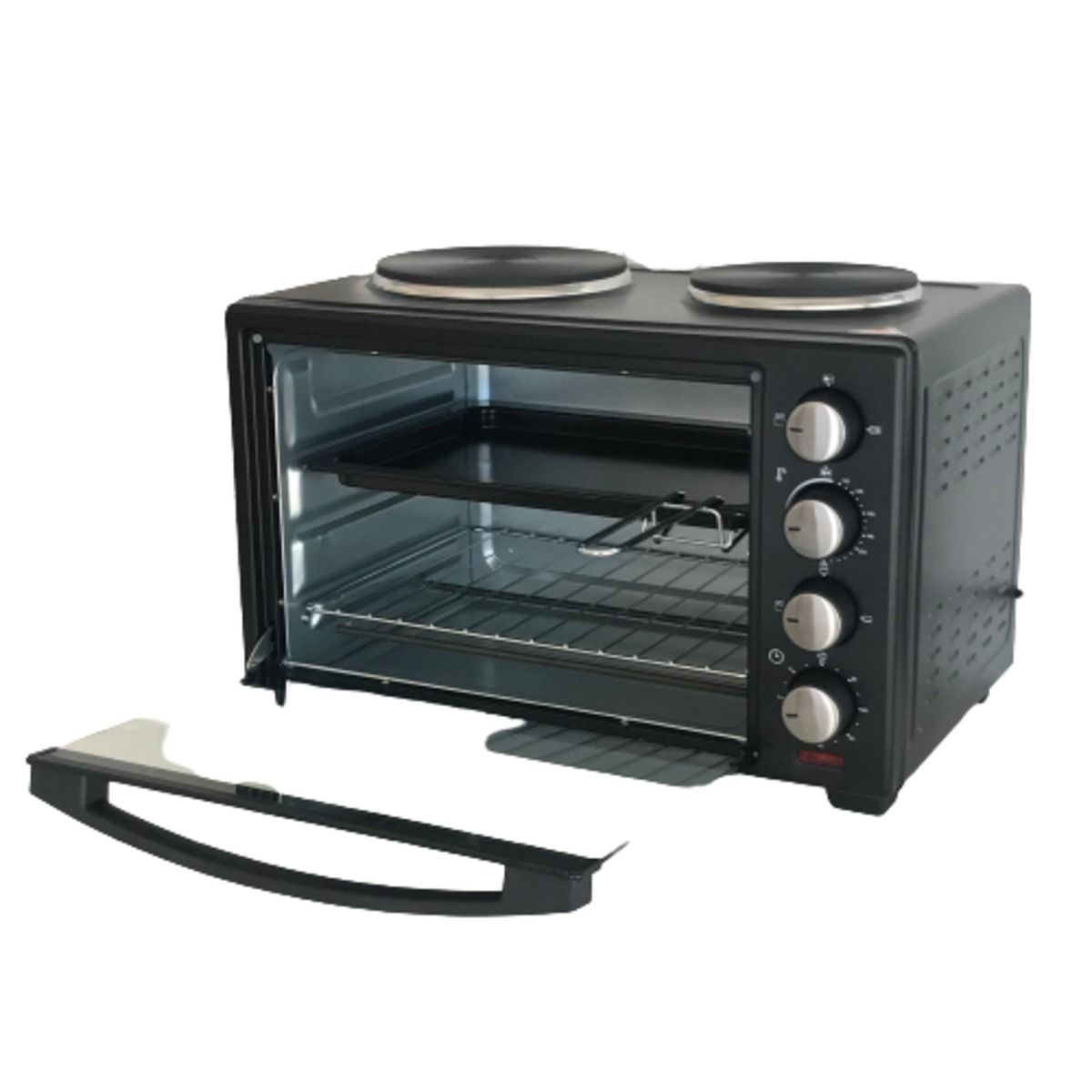 TG- 3200Watts Electric oven with 2 Plate Stove (28L)