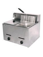 Load image into Gallery viewer, Stainless Steel-Double Tank Gas Fryer
