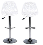 Load image into Gallery viewer, Bar Stools / Kitchen Counter Stools - Set of Two - White Colour
