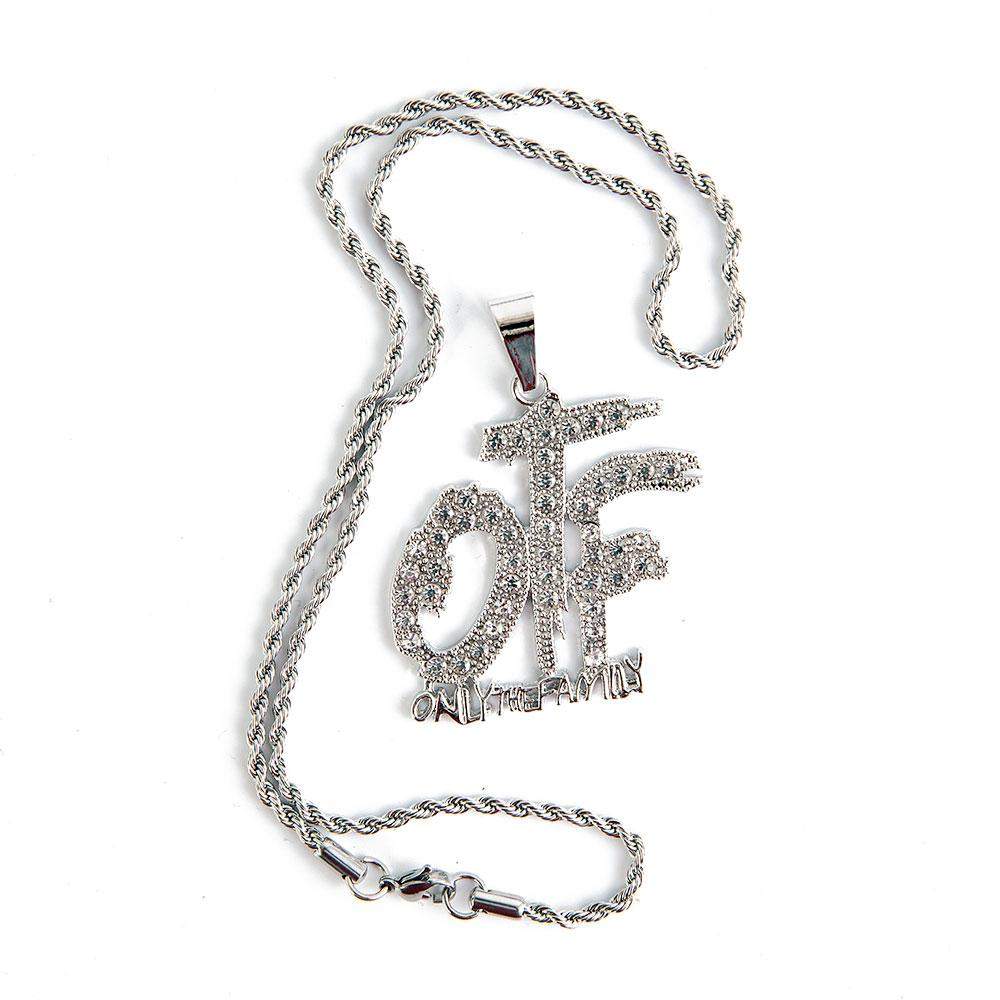 OTF Only The Family Necklace in zirconia jewels – 0000Art