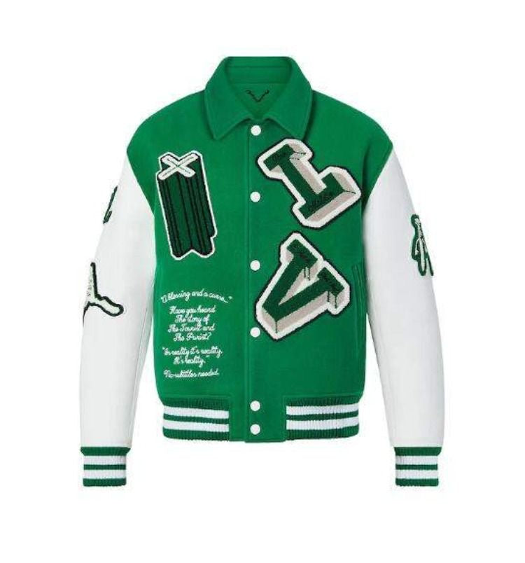 LUXENFY™ - Represent Green Baseball Jacket