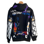 Load image into Gallery viewer, VLONE black graffiti hoodie
